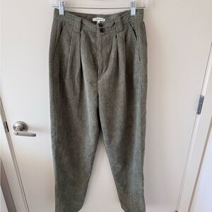 Madewell Corduroy High Rise Tapered Pants